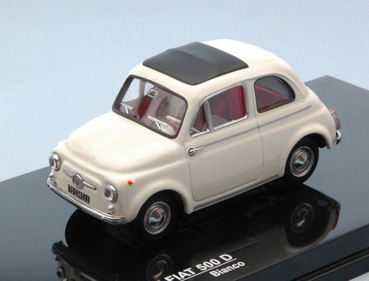MODELE REDUIT COMPATIBLE AVEC FIAT 500D 1965 BLANC 1:43 VITESSE VE24511
