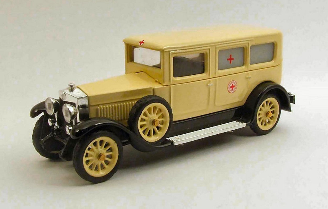 MODELLINO IN SCALA COMPATIBILE CON FIAT 519s AMBULANZA 1930 CROCE ROSSA ITALIANA 1:43 RIO RI4385