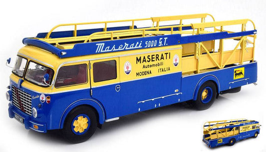 MODELLINO IN SCALA COMPATIBILE CON FIAT 642 BARTOLETTI MASERATI RACE TRANSPORTER 1:18 CMR CLASSIC MODEL REPLICARS CMR141