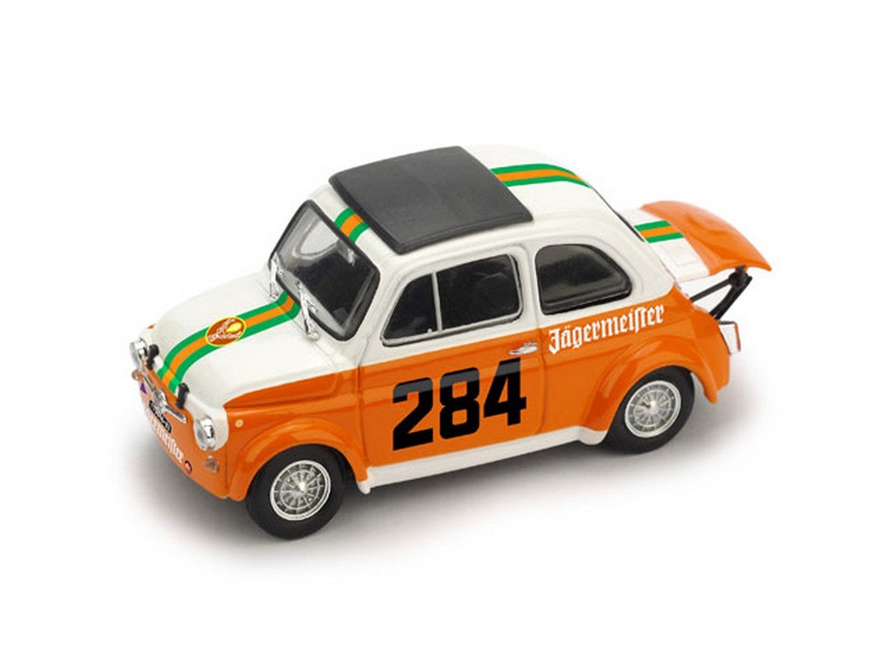 MODELLINO IN SCALA COMPATIBILE CON FIAT 695 SS ABARTH N.284 COLLE DELLA MADDALENA 1973 R.MENAPACE 1:43 BRUMM BM0496