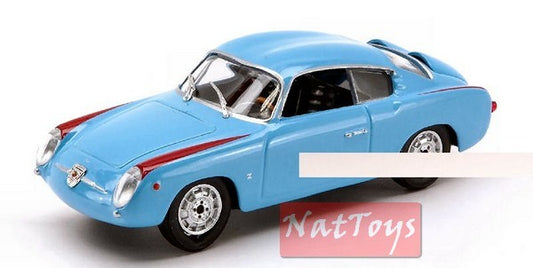modellino IN SCALA COMPATIBILE CON FIAT 750 ABARTH COUPE  1956 AZURE 1:43 STARLINE STR51742