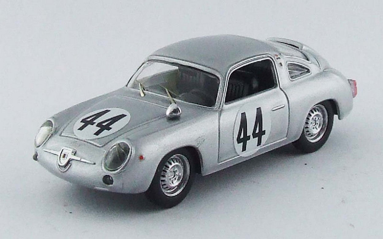 MODELLINO IN SCALA COMPATIBILE CON FIAT ABARTH 700 N.44 22nd (2nd CLASS)1000 KM PARIGI 1961 J.VINATIER 1:43 BEST MODEL BT9544