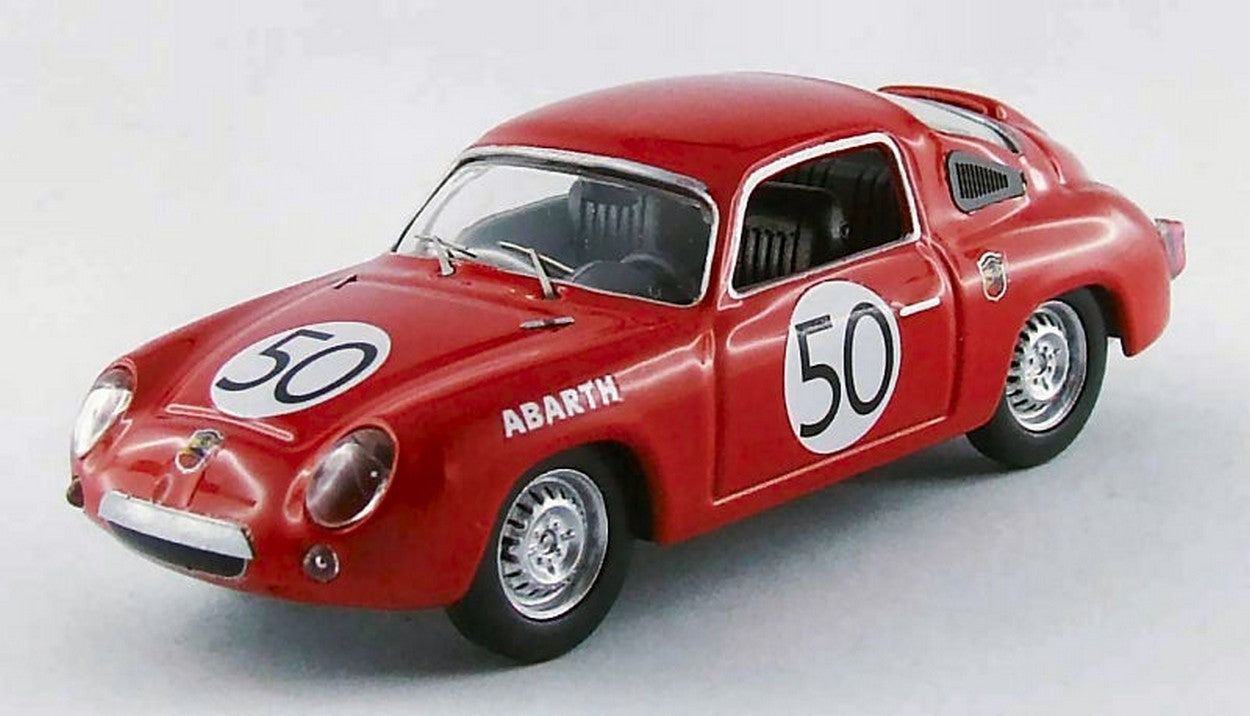 MODELLINO IN SCALA COMPATIBILE CON FIAT ABARTH 950S BIALBERO 32th LM 1960 CONDRILLIER-GUICHET 1:43 BEST MODEL BT9510