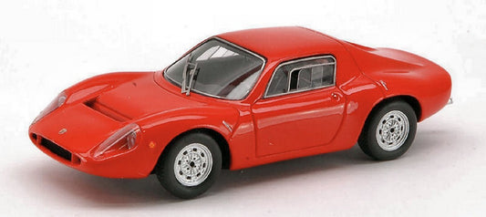 MODELLINO IN SCALA COMPATIBILE CON FIAT ABARTH OT 1300 1965 RED 1:43 SPARK MODEL S1300