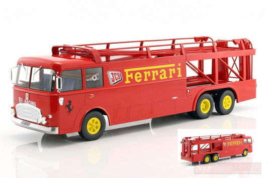MODELE REDUIT COMPATIBLE AVEC FIAT BARTOLETTI 306/2 FERRARI JCB 1970 1:18 NOREV NV187701