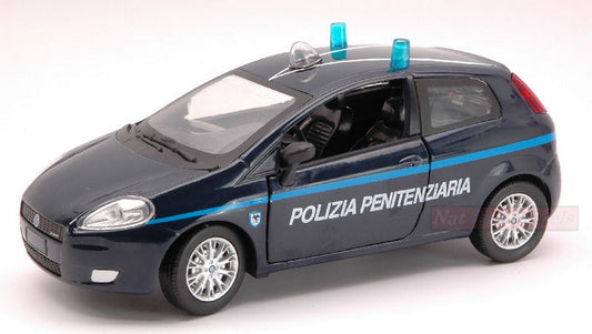 SCALE MODEL COMPATIBLE WITH FIAT GRANDE PUNTO PENITENTIARY POLICE 1:24 NEW RAY NY71156