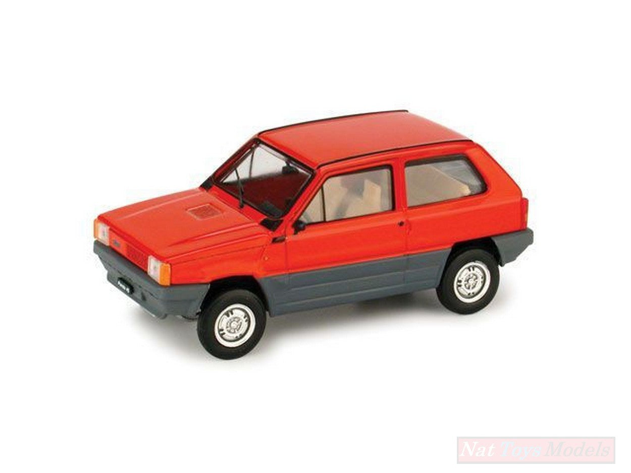 MODELLINO IN SCALA COMPATIBILE CON FIAT PANDA 45 1980 ROSSO SIAM 1:43 BRUMM BM0387-08