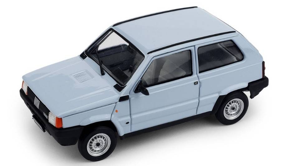 MODELLINO IN SCALA COMPATIBILE CON FIAT PANDA 750L 1986 AZZURRO 1:43 BRUMM BM0611-04
