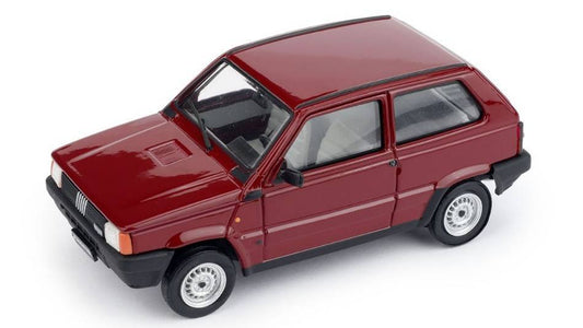 SCALE MODEL COMPATIBLE WITH FIAT PANDA 750L 1986 RED WARRANTY 1:43 BRUMM BM0611-01