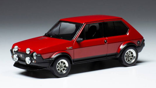 MODELLINO IN SCALA COMPATIBILE CON FIAT RITMO ABARTH Gr.2 1979 RED 1:43 IXO MODEL CLC465