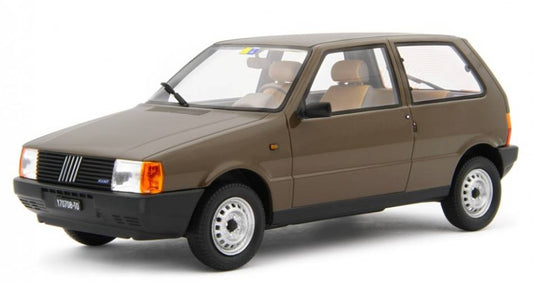 MODELLINO IN SCALA COMPATIBILE CON FIAT UNO 45 1983 BROWN 1:18 LAUDO RACING LM158E