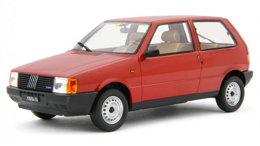 MODELLINO IN SCALA COMPATIBILE CON FIAT UNO 45 1983 RED 1:18 LAUDO RACING LM158A