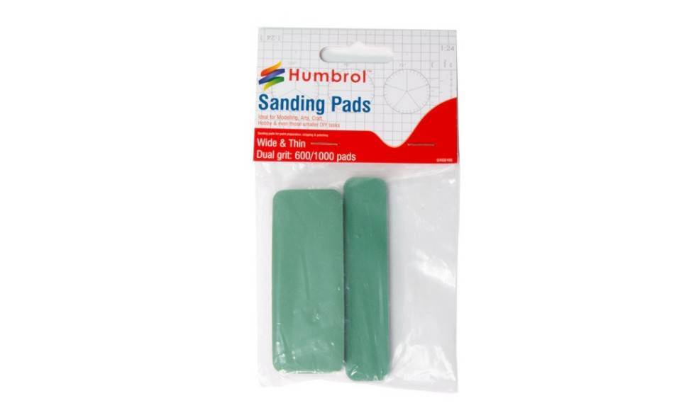 MODELING COLORS FLEXI SANDERS DUAL GRIT TWIN PACK HUMBROL AG9166