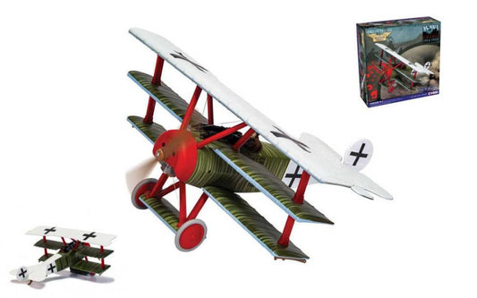 MODELLINO IN SCALA COMPATIBILE CON FOKKER DR1 TRIPLANE Ltn Hans Weiss 1:48 CORGI AA38312