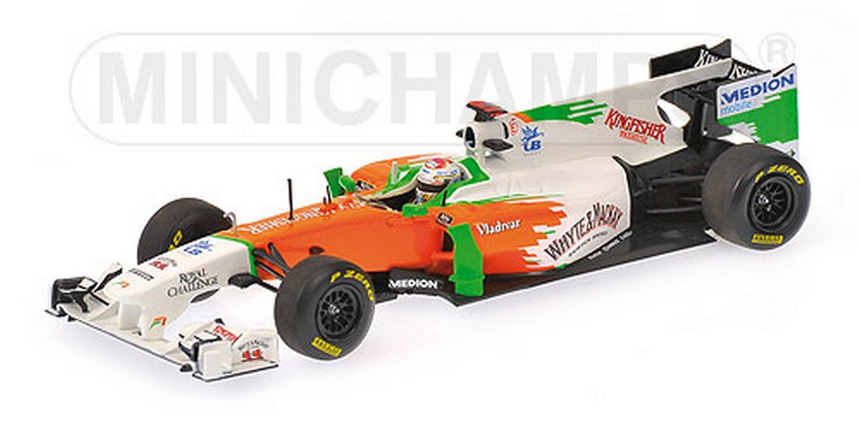 MODELLINO IN SCALA COMPATIBILE CON FORCE INDIA 2011 SHOWCAR 1:43 MINICHAMPS PM410110084