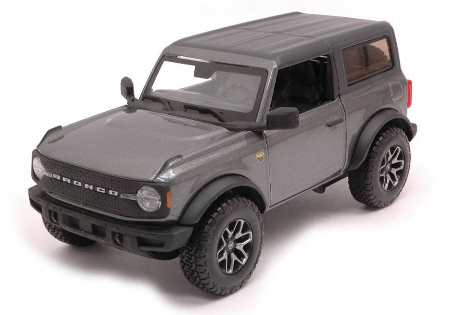 MODELLINO IN SCALA COMPATIBILE CON FORD BRONCO BADLANDS 2021 GREY 1:24 MAISTO MI31530G