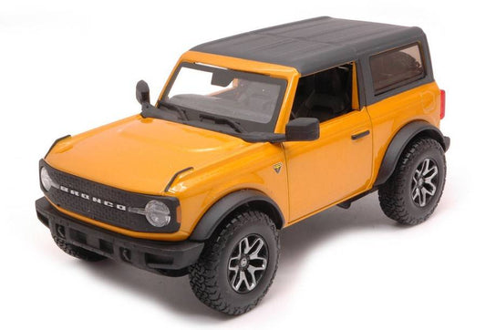 MODELLINO IN SCALA COMPATIBILE CON FORD BRONCO BADLANDS 2021 ORANGE 1:24 MAISTO MI31530O