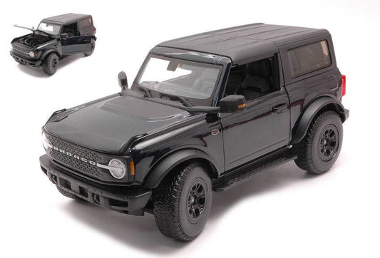 MODELLINO IN SCALA COMPATIBILE CON FORD BRONCO WILDTRACK 2021 BLACK 1:18 MAISTO MI31456B