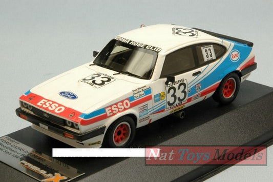 MODELLINO IN SCALA COMPATIBILE CON FORD CAPRI III N.33 3rd 24 H SPA 1981 V.WOODMAN-J.BUNCOMBE-P.CLARK 1:43 PREMIUMX PR0011