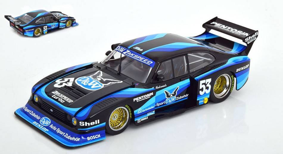 SCALE MODEL COMPATIBLE WITH FORD CAPRI TURBO GR.5 N.53 NORISRING 1980 K.NIEDZWIEDZ 1:18 MODELCARGROUP MCG18802