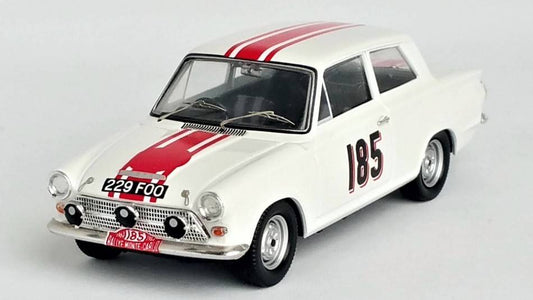 MODELE REDUIT COMPATIBLE AVEC FORD CORTINA GT RALLYE MONTE CARLO 1964 MANUSSIS/UREN 1:43 TROFEU TFRRFR62