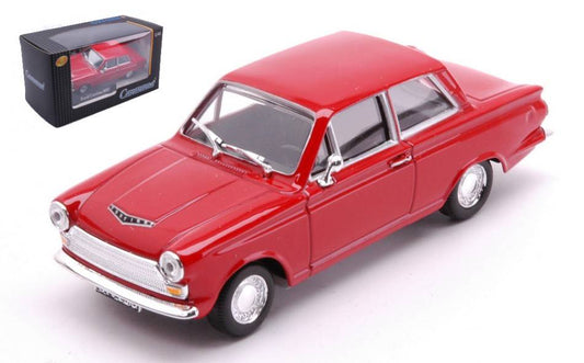 MODELLINO IN SCALA COMPATIBILE CON FORD CORTINA MKI RED 1:43 CARARAMA CA417060