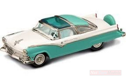 MODELLINO IN SCALA COMPATIBILE CON FORD CROWN VICTORIA 1955 GREEN 1:43 LUCKY YM94202GN