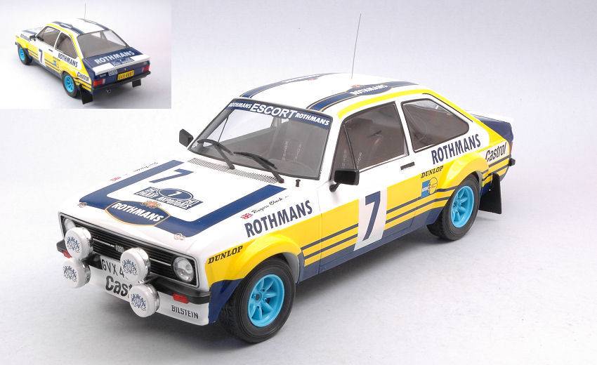 MODELE REDUIT COMPATIBLE AVEC FORD ESCORT MK II RS 1800 N.7 RALLYE ACROPOLIS 1979 CLARK-PORTER 1:18 IXO MODEL 18RMC071B.20