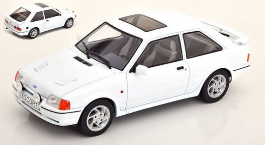 SCALE MODEL COMPATIBLE WITH FORD ESCORT MK IV RS TURBO S2 1990 WHITE 1:18 MODELCARGROUP MCG18271