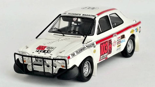SCALE MODEL COMPATIBLE WITH FORD ESCORT MK1 5th LONDON-MEXICO 1970 MAKINEN/STAEPELAERE 1:43 TROFEU TFRRMRS07