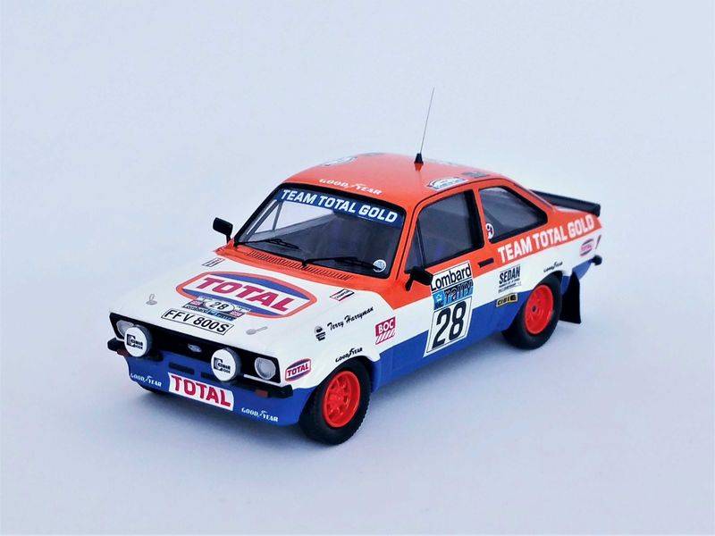 MODELLINO IN SCALA COMPATIBILE CON FORD ESCORT MK2 15th RAC RALLY 1979 WILSON-HARRY 1:43 TROFEU TFRRUK66