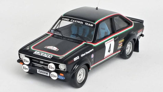 MODELE REDUIT COMPATIBLE AVEC FORD ESCORT MK2 YPRES RALLYE 1977 STAEPELAERE/FRANSSEN 1:43 TROFEU TFRRBE43