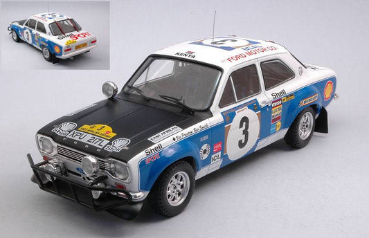 MODELE REDUIT COMPATIBLE AVEC FORD ESCORT MKI RS 1600 N.3 SAFARI RALLY 1973 PRESTON/SMITH 1:18 IXO MODEL 18RMC075B.20