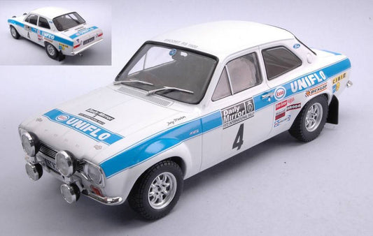 MODELE REDUIT COMPATIBLE AVEC FORD ESCORT MKI RS 1600 N.4 RAC RALLY 1972 CLARK/MASON 1:18 IXO MODEL 18RMC101.20