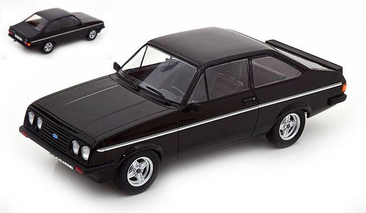 SCALE MODEL COMPATIBLE WITH FORD ESCORT MKII RS 2000 BLACK 1:18 MODELCARGROUP MCG18405