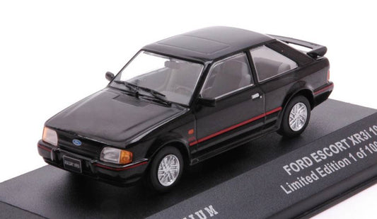 MODELLINO IN SCALA COMPATIBILE CON FORD ESCORT X3i 1990 BLACK 1:43 TRIPLE 9 T9P-10026