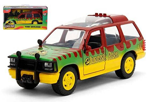 SCALE MODEL COMPATIBLE WITH FORD EXPLORER "JURASSIC PARK" 1993 30TH ANNIVERSARY 1:32 JADA TOYS JADA253252022