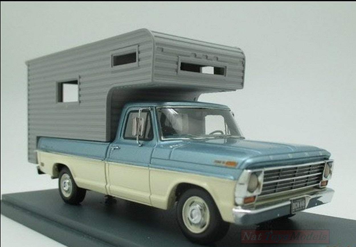 MODELLINO IN SCALA COMPATIBILE CON FORD F100 1968 CAMPER 1:43 NEO SCALE MODELS NEO44849