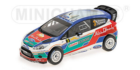 MODÈLE RÉDUIT COMPATIBLE AVEC FORD FIESTA RS WRC N.3 WINNER AUSTRALIA 2011 HIRVONEN-LEHTINEN 1:18 MINICHAMPS PM151110803