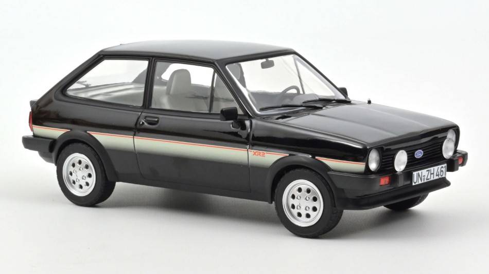 SCALE MODEL COMPATIBLE WITH FORD FIESTA XR2 1981 BLACK 1:18 NOREV NV182743