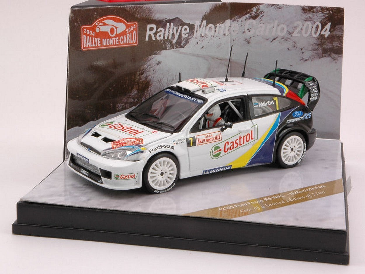 MODELLINO IN SCALA COMPATIBILE CON FORD FOCUS N.7 M.CARLO 2004 1:43 VITESSE VE43303