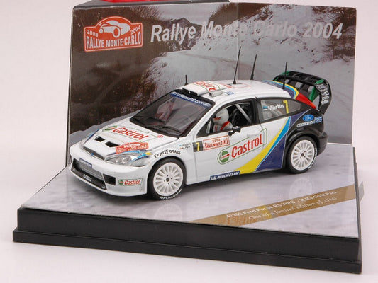 MODELLINO IN SCALA COMPATIBILE CON FORD FOCUS N.7 M.CARLO 2004 1:43 VITESSE VE43303