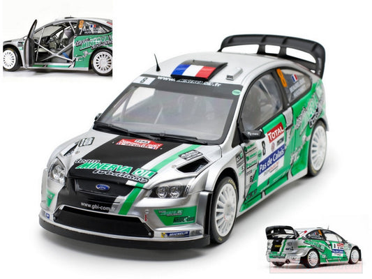 MODELE REDUIT COMPATIBLE AVEC FORD FOCUS RS N.8 RALLYE TOUQUET 2012 JC.BEAUBELIQUE-C.HUGONNOT 1:18 SUNSTAR SS3959