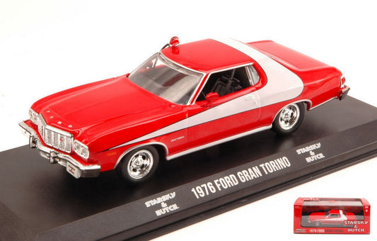 MODELLINO IN SCALA COMPATIBILE CON FORD GRAN TORINO 1976 STARSKY & HUTCH 1:43 GREENLIGHT GREEN86442