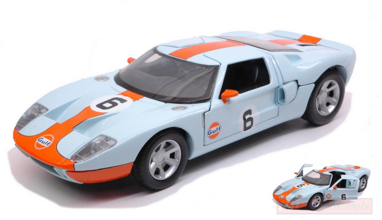 SCALE MODEL COMPATIBLE WITH FORD GT CONCEPT 2004 GULF SERIES 1:24 MOTORMAX MTM79641