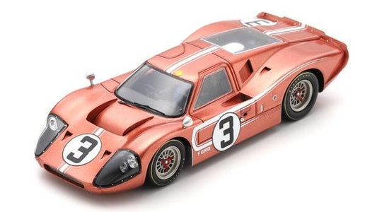 MODELLINO IN SCALA COMPATIBILE CON FORD GT40 MK IV N.3 LM 1967 M.ANDRETTI-L.BIANCHI 1:43 SPARK MODEL S4543