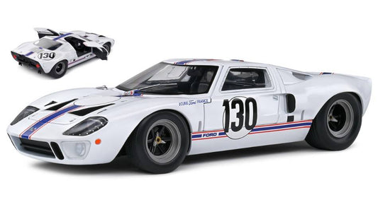 SCALE MODEL COMPATIBLE WITH FORD GT40 MKI N.130 TARGA FLORIO 1967 H.GREDER-JMGIORGI 1:18 SOLID SL1803009