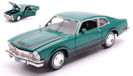 MODELLINO IN SCALA COMPATIBILE CON FORD MAVERICK GRABBER "FORGETTEN CLASSIC SERIES" 1974 GREEN 1:24 MOTORMAX MTM79043GN