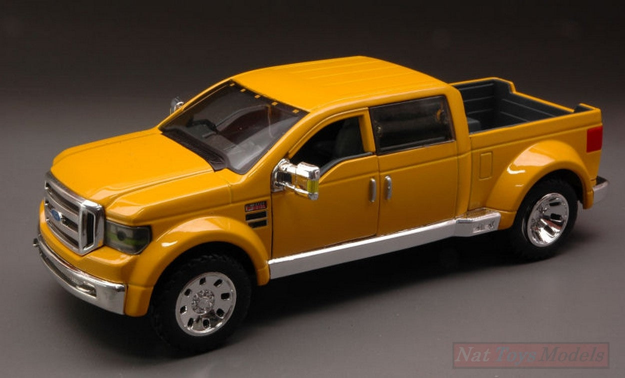SCALE MODEL COMPATIBLE WITH FORD MIGHTY F-350 2002 YELLOW 1:31 MAISTO MI31213