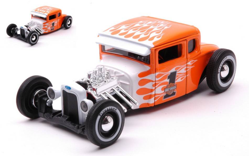 SCALE MODEL COMPATIBLE WITH FORD MODEL A 1929 H.DAVIDSON 1:24 MAISTO MI32175